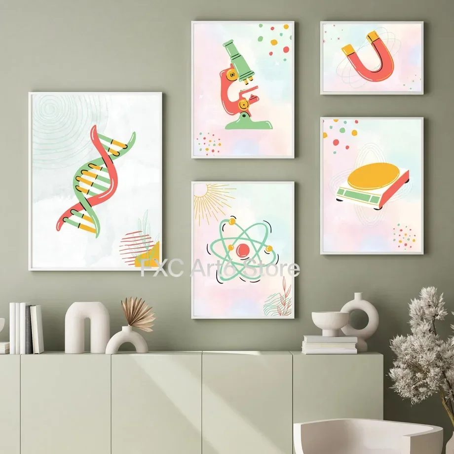 Science Nursery - 1 szt. bezramowy plakat naukowy z