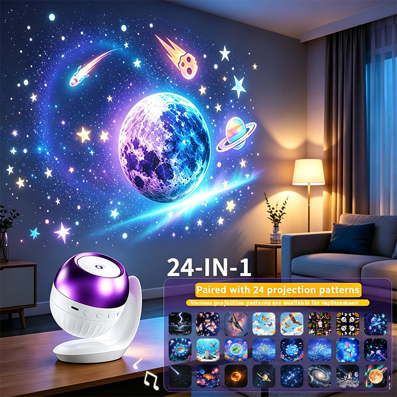 Planetarium Projector Home - Projektor nocny 24-w-1 HD Galaxy Star