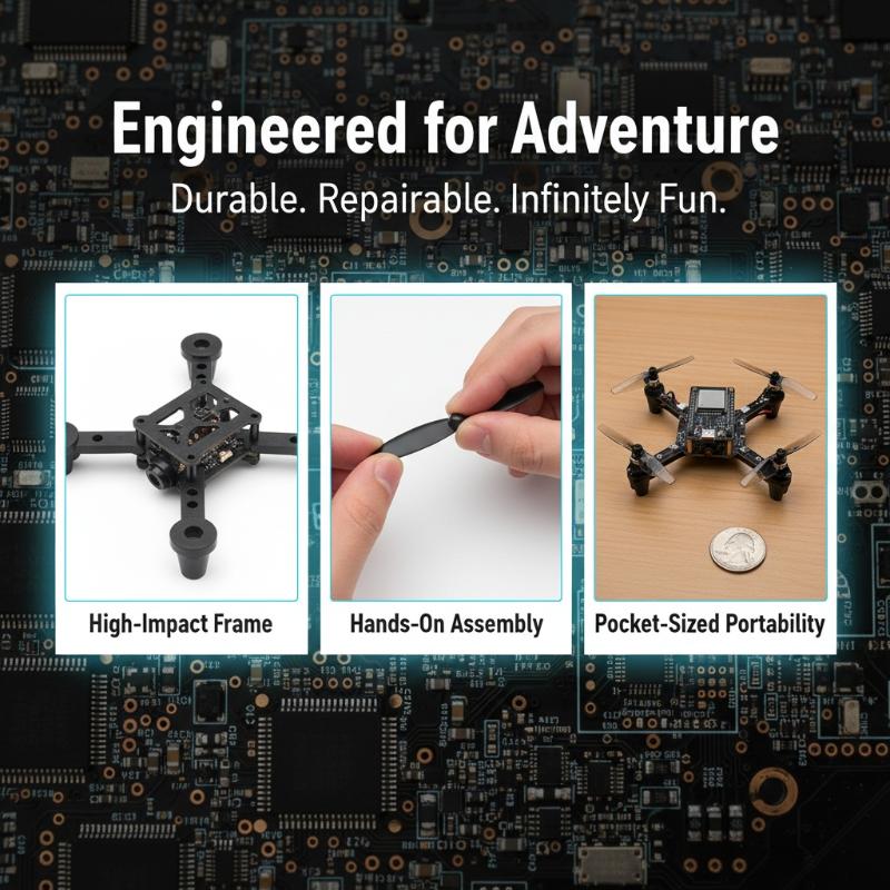 Mini programowalny dron DIY z  – Science Hobbyist recenzja i cena